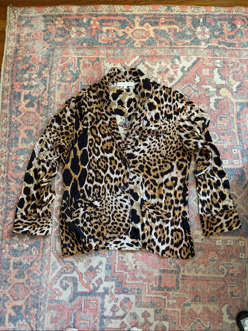CHRISTOPHE SAUVAT - RARE
Embroidered Embellished Leopard Blazer